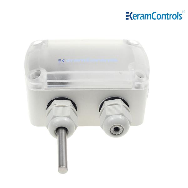 PC and ABS PT100 class A wall mounted temperature sensor transmitter
