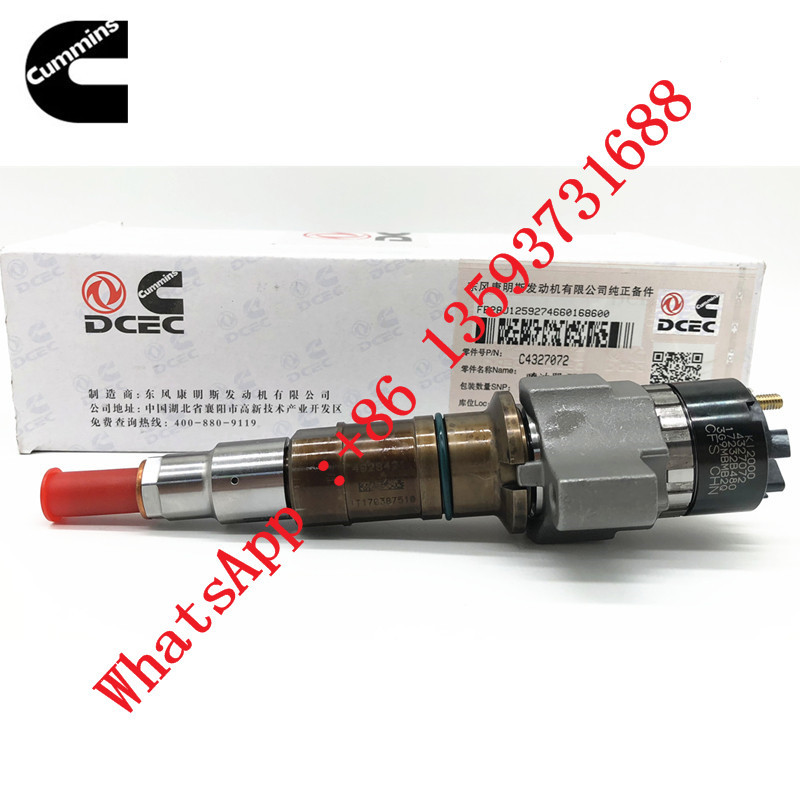 Genuine Cummins Qsl9.5 Engine Fule Injector 4327072 for construction machinery