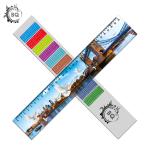 Deep Images 3D Dolphin Cartoon Scale Lenticular Photo Printing / PET Plastic
