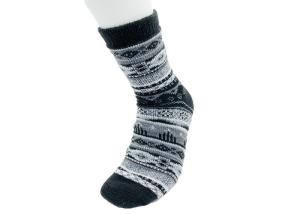 China Breathable Funky Mens Socks AZTEC Socks Mens With Double Layer factory