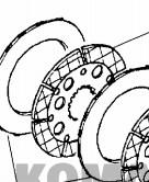 China Friction Brake plate Paper Based Komatsu DISC CA0132690 for Heavy equipment factory