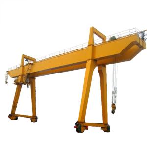 China Cabin Control Span 20m Double Beam Gantry Crane Lifting Materials factory