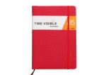 Girls Leather Notebooks With Company Logo Elastic Ribbon Soft Tough Embossing