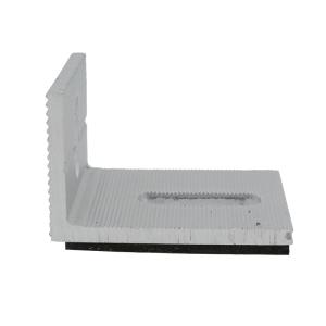 China ISO Metal Corner Brackets Textured Finish Aluminum Corner Brace factory