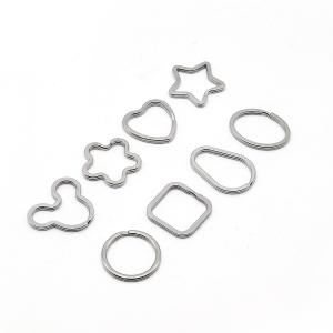 China 304 316 Stainless Steel Flat Key Ring Anticorrosion factory