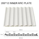 Aging Resistance WPC Fluted Wall Panel Installation Antibacterial