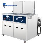 Double Tank Stainless Steel Ultrasonic Washer Metal Parts Cleaner 108L