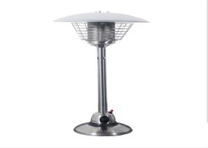 China Stainless Steel Silver Flexible Propane Gas table top short propane patio heater factory