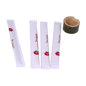 China Bamboo twin chospsticks sushi disposable chopsticks with full paper wrapped factory
