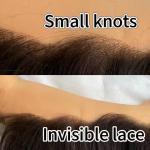 Straight Hd Lace Frontal 5X5 Lace Front Human Hair Pre-plucked Natural Hairline,