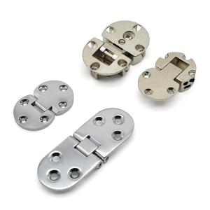China Zinc Alloy 180 Degree Heavy Duty Torque Hinge , Round Folding Table Hinge factory