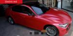 Water Resistant Long Lasting Electric Red Car Vinyl Wrap Swipeable Bubble Free