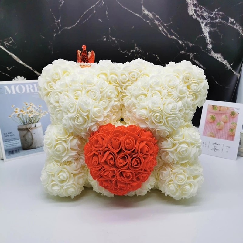 Wholesale Teddy Rose Bear Twins Popular Size Rose Bear Sell Well In all of the world