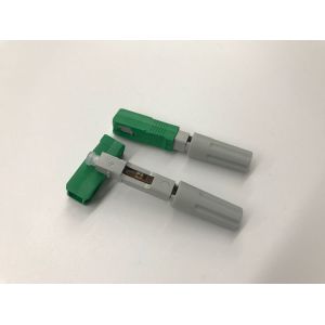 China 2*3mm SC/APC Fiber Optic Fast Connector with 0.2dB Insertion Loss and 55dB Return Loss for FTTH Solutions factory