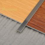 Hairline Stainless Steel Corner Tile Trim 20mm Width 2048mm Length