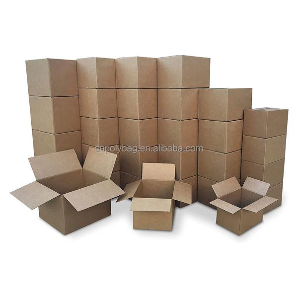 Durable Kraft Paper Cartons with Customization Options for E-commerce Packaging and Shipping Solutions