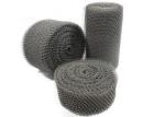 Stainless Steel Knitted Mesh Fabric 0.20mm Dia OEM For Cleaning