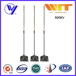 China High Tensile Solid Copper Lightning Rod for Building Lightning Protection System factory