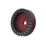 D150mm Internal Toothed Resin Wheel Bowl Shape Continuous Diamond Grinding Wheel