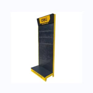 China Factory customized color size metal heavy duty minimarket blue shelves wall shelves for cosmetics display gondola factory