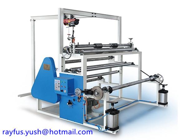 China Automatic Jumbo Paper Roll Slitter Rewinder Machine Pipe Tube Core Making factory