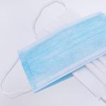 PP Nonwoven Fabric Blue Disposable Earloop Face Mask Protective 17.5*9.5cm