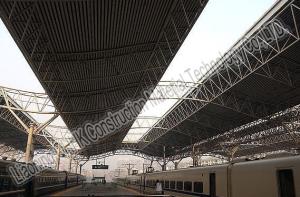 China Railway Station Prefabricated Steel Structures , Steel Frame Buildings factory