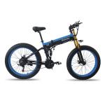 Shimano Gear Fat Tire Electric Bike Folding 70km Pedal Assist Mode 26"X4.0" Inch