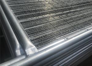 China Melbourne 42 microns temporary fencing hot dipped galvanized OD 40mm x 1.5mm wall thick mesh 60mm x 150mm diameter 2.5mm factory