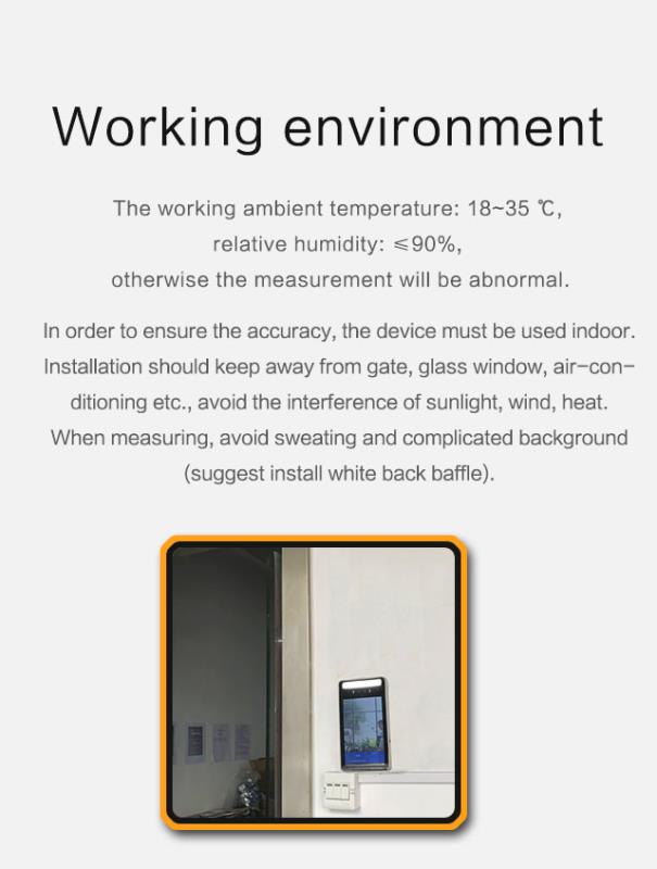 XP2020 Face Recognition Temperature Thermometer