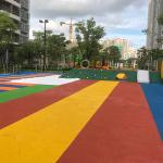 Customized Color Epdm Track Surface Customized Thickness Superior Weather Shock