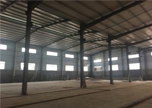 China Professional Steel Metal Warehouse Buildings , Prefab Industrial Buildings factory
