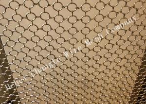 China Hotel Ceiling 15m Chainmail Decorative Metal Mesh factory