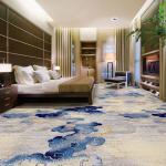 Polyester Fiber Walkway Office Carpet Flooring Chinese Style Hotel Floor Carpet
