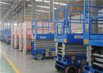 Raised 6m Self Propelled Hydraulic Scissor Lift Control Panels Top Floor