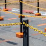 Weatherproof Yellow Plastic Safety Chain