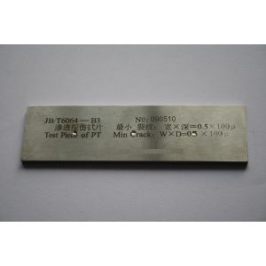 Aluminum Penetrant Calibration Block Non Destructive Testing With Heat Treatment