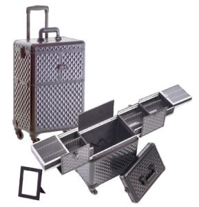 China 2014 new design pink aluminum beauty case , portable aluminum cosmetic display case for nail beauty,guangdong luggage,KL factory