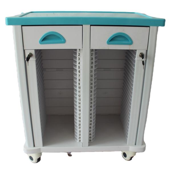 680MM 40CM Medical Equipment Trolley ABS Hospital Medical Trolley Manually Case