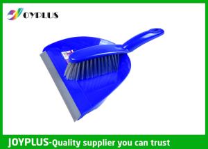China Blue Household Cleaning Brushes Sweeping Brush And Dustpan Multi Purpose Easy Operation factory