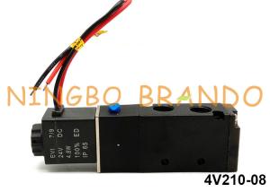 China Airtac Type 5/2 Way Pneumatic Solenoid Valve 1/4&quot; 4V210-08 12V 24V factory