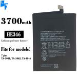 Black HE346 3700mAh Battery For Nokia 7 Plus 7P N7P HE 346 Batteries Bateria