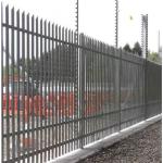W Section D Section Steel Metal Palisade Fencing Panels 60*60mm