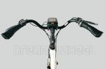 White 36V 250W Electric Urban Bike , 700C Electric Town Bikes Middle Motor