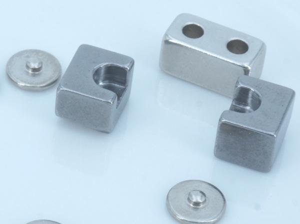Ni-cu-ni Coated NdFeB Magnet For Handbag Snap Button N42 Magnet Durable And