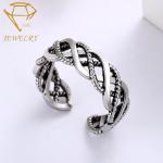 Antique Silver Plating 925 Sterling Silver Engagement Ring For Men