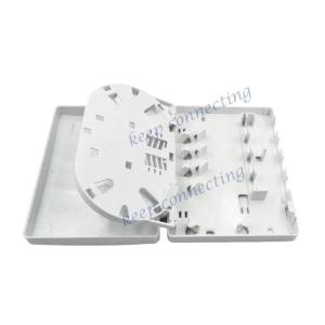 China 4 Ports Mini Optical Terminal Box for Fiber Optic Wall Outlet Made of PC ABS Material factory