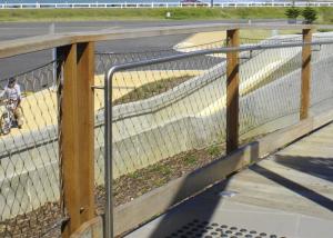 China Boundary Wall Architectural Wire Mesh 4.0mm Dia factory