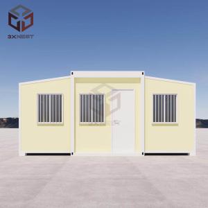 China Soundproof Thermal Insulation Foldable 20ft Container Collapsible Prefab Homes factory