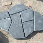 Natural stone Slate Meshed Back Flagstone Flooring High Wear And Impact